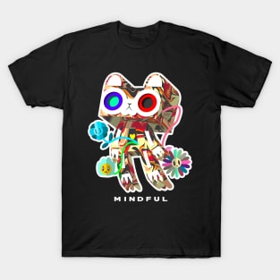 Abstract Cat Flower Boi Boosie T-Shirt